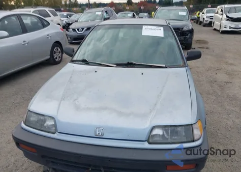 1988 Honda Civic z USA, uszkodzony, nr VIN JHMED6347JS021444